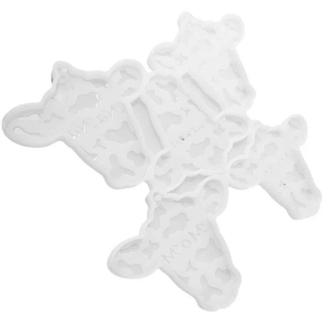 Pendant Molds Epoxy Molds Cow Keychain Ornament Resin Mold Self Made