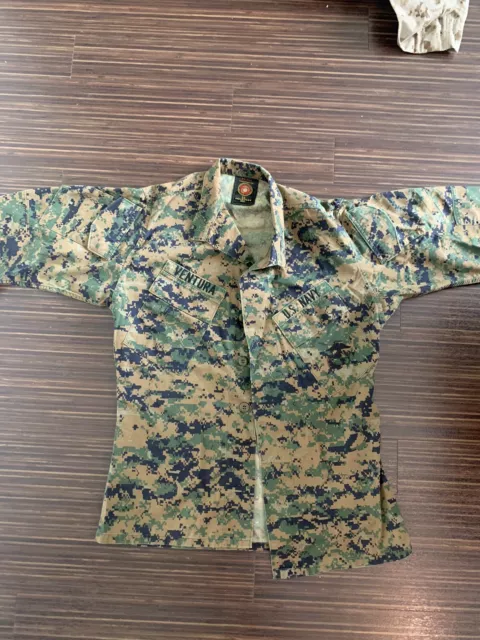 US MARINE USMC Woodland MARPAT Camo MCCUU Blouse Jacket Coat Shirt ...