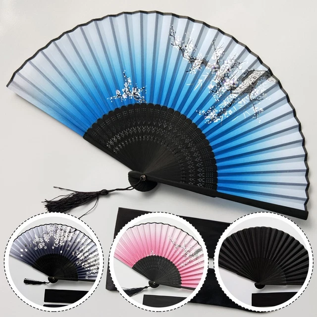 Ventilatore classico sorriso di alta qualità con sacchetto di tessuto festa a mano