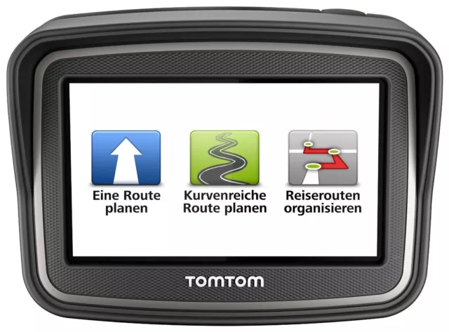 TomTom Rider V4 Motorradnavi XL Free Lifetime 3D Maps CE IQ kurvenreiche Routen