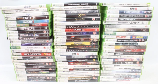Approx 72 x XBOX 360 Mixed Games Inc Mixed LEGO I CALL OF DUTY & More - E25
