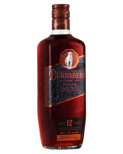 Bundaberg Black 12 Year Old Rum 700mL Bottle