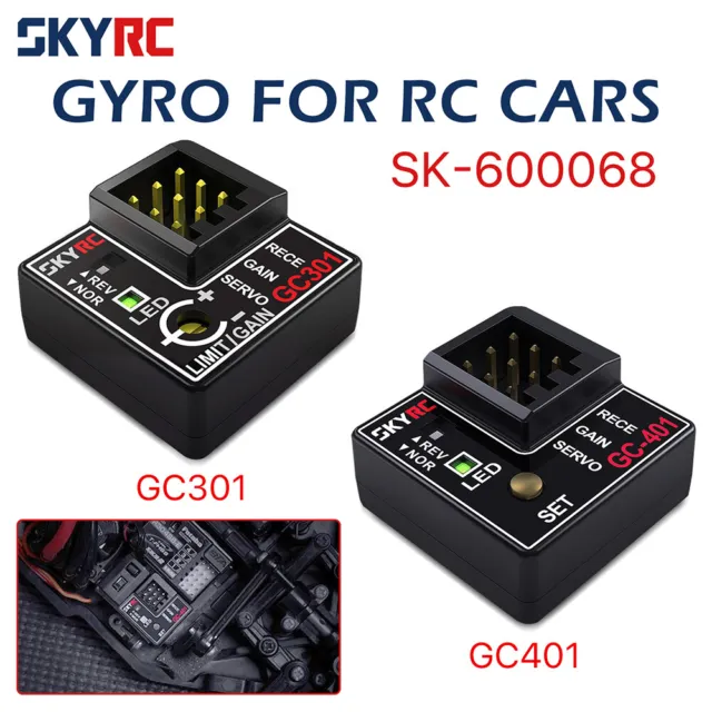 SkyRC GC301 giroscopio de coche de radiocontrol sistema de control de estabilidad ajustable asistencia de control de deriva