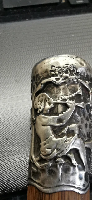 Bracelet Ancien En Argent Massif - Modèle Antique, Occasion, Pièce Unique Et Authentique