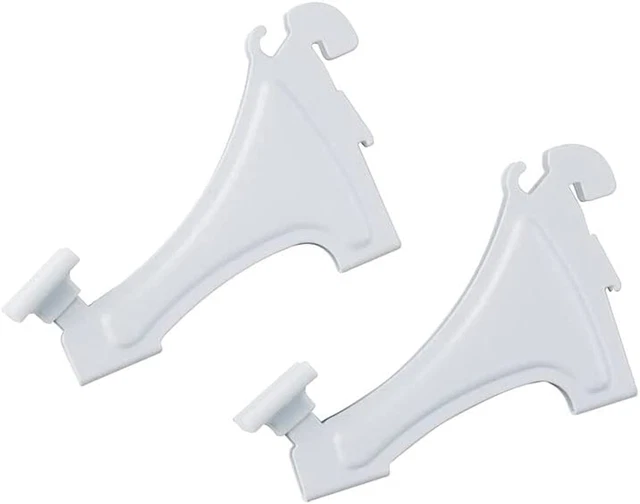 Closetmaid Shelftrack 2-Pack Shelf Brackets for Wire Compatible with 12 In. Shel
