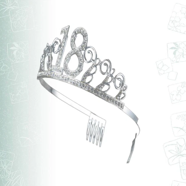 Corona in lega strass 18 anni decorazione torta di compleanno creativa moda