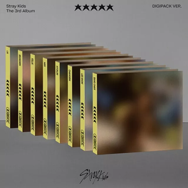 STRAY KIDS 5-STAR 3rd Album DIGIPACK Ver BANG CHAN/CD+Buch+Karte+Poster+PreOrder