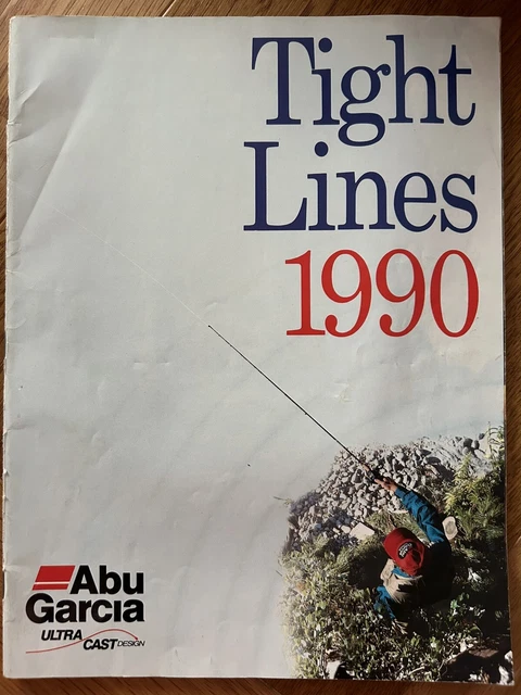 Catalogue De Pêche Vintage ABU Tight Lines 1985 - Publicitaire - Bon état