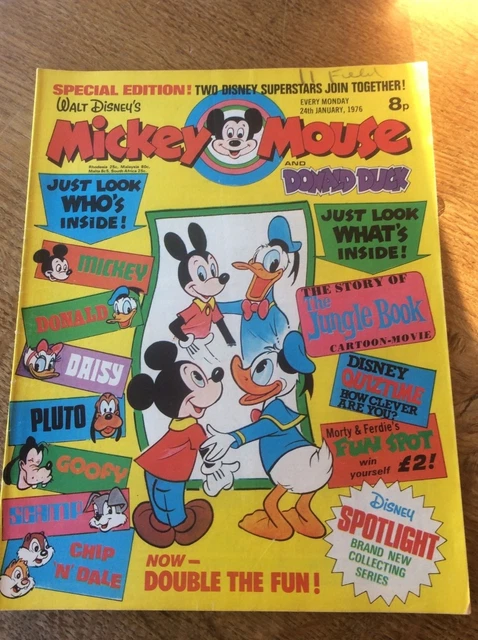 Walt Disneys Mickey Mouse 240176 Disney Comic Disneyana Donald Duck