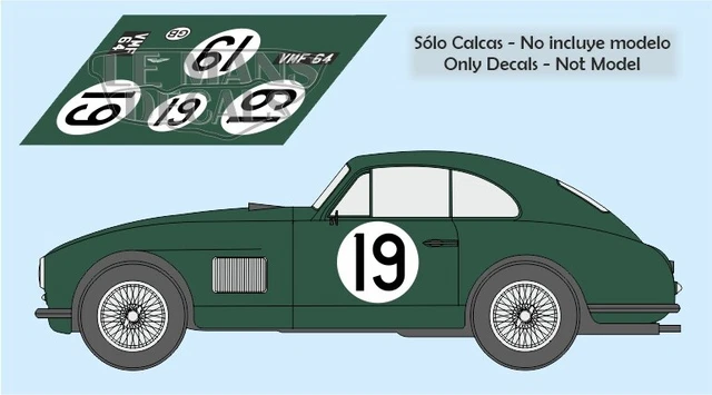 Aston Martin DB2 N°32 Spark 1/43 - 7e 24 Heures Du Mans 1952 - Neuve
