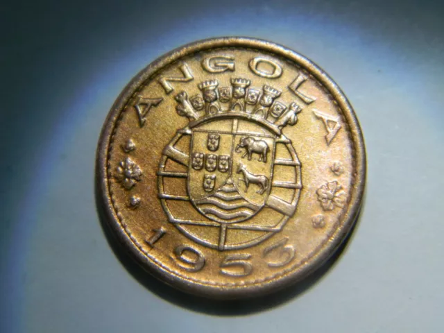 1953 50 Centavos - Angola - (KM75 - N2677) - eine hervorragende Münze