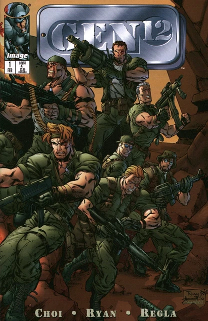 Vintage Image Comics Gen 12 Comic Book Issue #1 (1998) High Grade