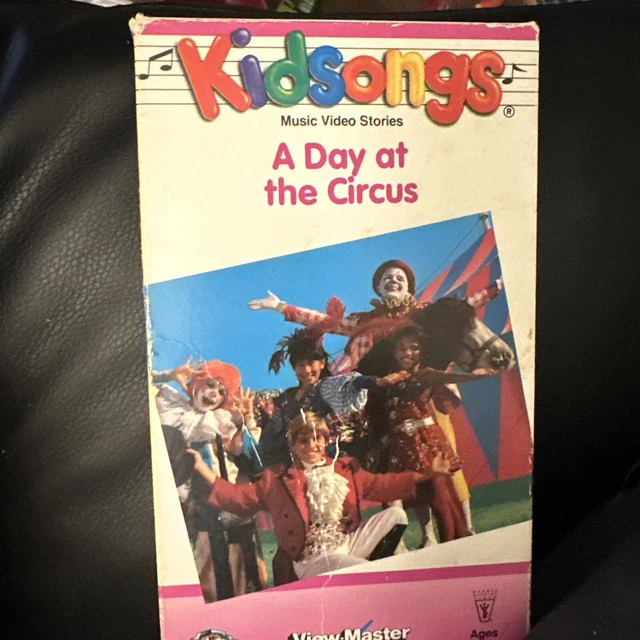KIDSONGS A DAY At The Circus VHS Tape 1987 View-Master Video Kids Music ...