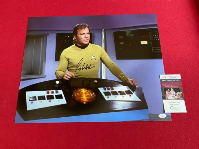 William Shatner (Capt. Kirk), "Autographed" (JSA) 16x20 Photo (Scarce / Vintage)
