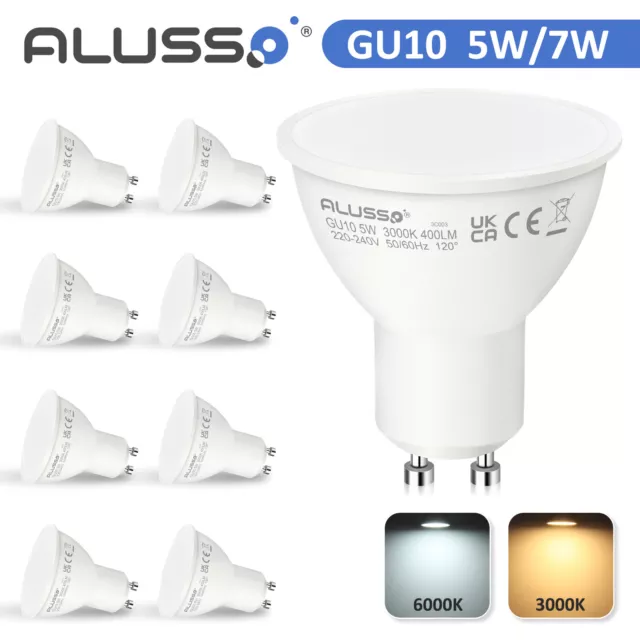 5W 7W GU10 LED Bulbs Spot light Lamps Warm Cool Day White Down Lights