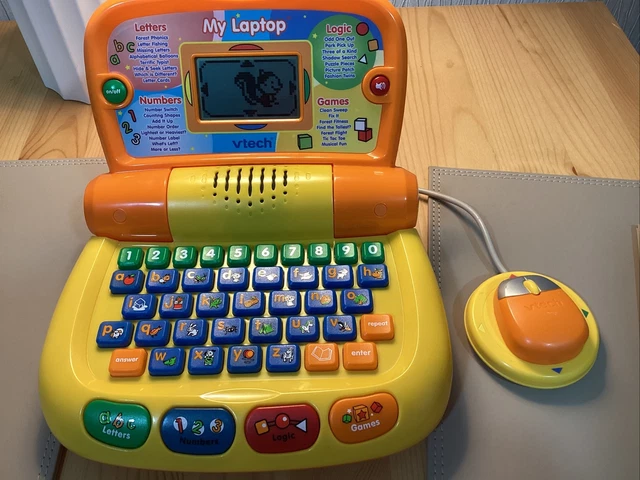VTECH MY LAPTOP Learning Toy. Letters Numbers Logic Games Fun. Vgc. £6. ...