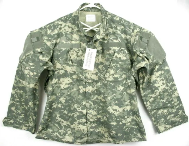 NWT Army Combat Uniform Jacket Medium/Short Digital Camo Military Issue Rip-Stop