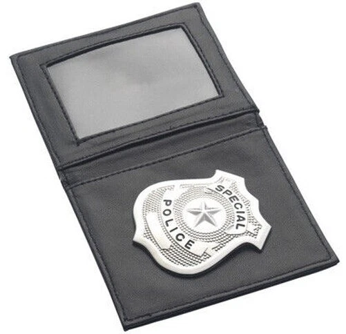 Police Distintivo Cop Ufficiale Id Distintivo Costume Accessorio Nuovo