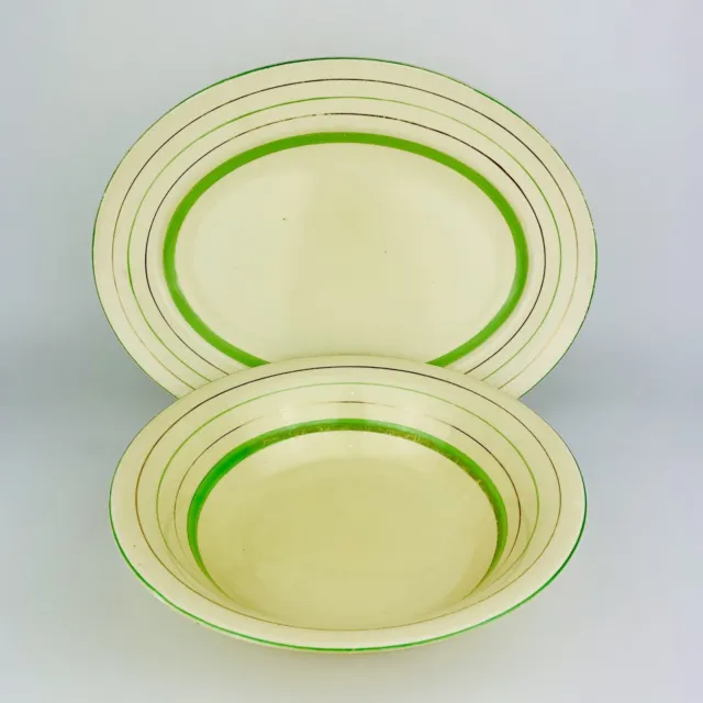 Clarice Cliff Bowl and Platter