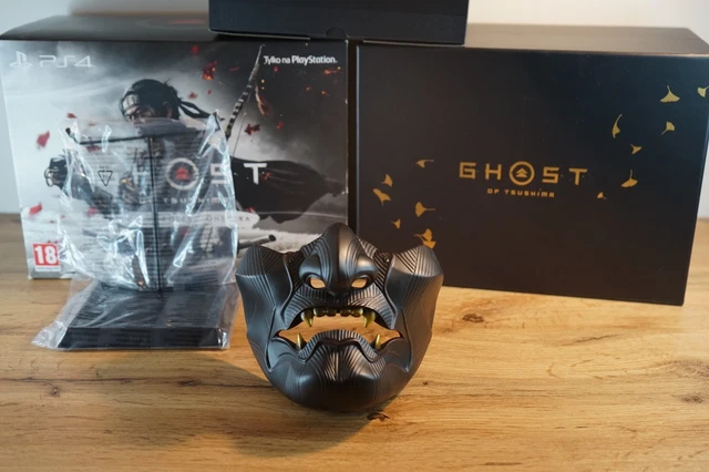 GHOST OF TSUSHIMA Collector's Edition Jin Sakai Mask Stand Boxes