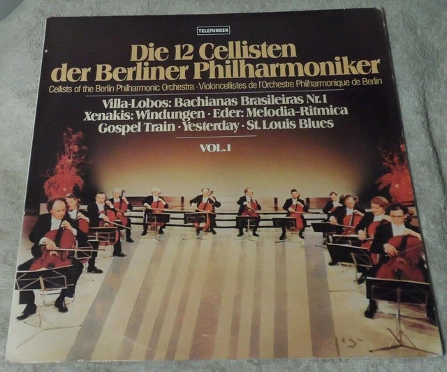 Villa-Lobos Xenakis Lennon – McCartney Etc Telefunken Lp Cello Villa-Lobos Xenakis Lennon – McCartney Etc Telefunken Lp Cello