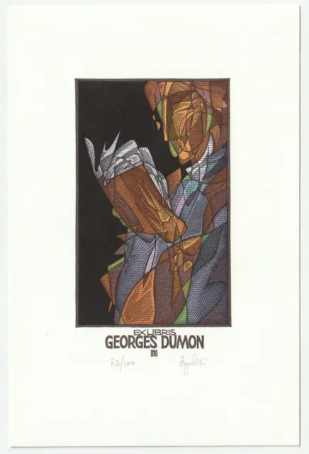 GENNADY PUGACHEVSKY: Exlibris für Georges Duman