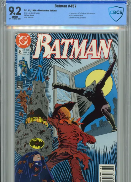 Batman #457 (DC 1990) | 9.2 NM- | NEWSSTAND | 1st Tim Drake as Robin | Scarecrow