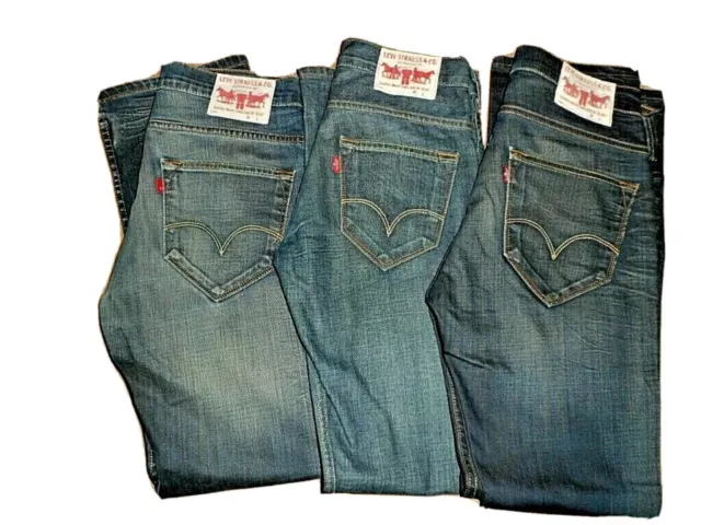 JEANS LEVI'S 504 zippé homme coupe droite W27 W28 W29 W30 W31 W32 W34 W36 EUR - PicClick FR