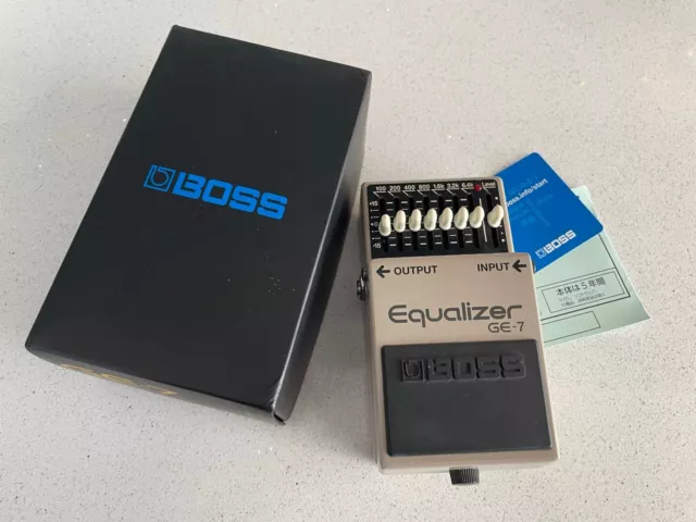 Boss GE-7 Graphic Equalizer EQ Guitar Effects Pedal