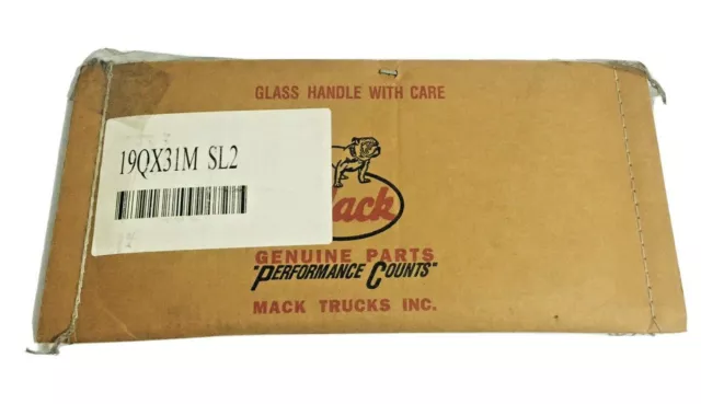 Mack Truck Glass # 19QX31M  SL2 11.75" x 6"  2 PANELS NEW