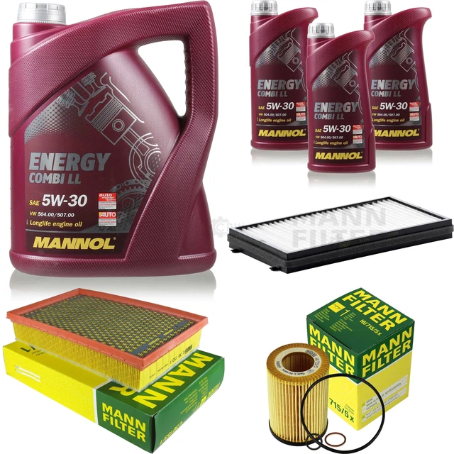 Filtro man del pacchetto di ispezione Set 5W30 Olio Motore A Lunga Durata per