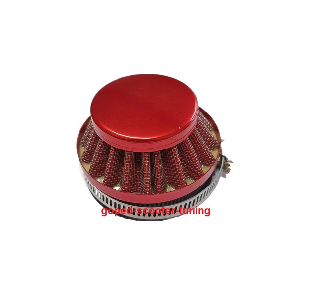 Filtro aria Pocket Bike Minibike Minimoto Dellorto filtro aria sportivo 010401-2 rosso