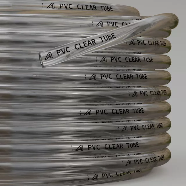 Quality Clear PVC Tube Hose, Food Grade, Fish, Pond, Car, Aquariums, Air, Water 3