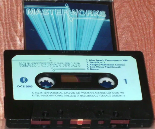 Jarratt  Reedman‎ Masterworks CASSETTE ALBUM Electronic Adventure into Classics 2