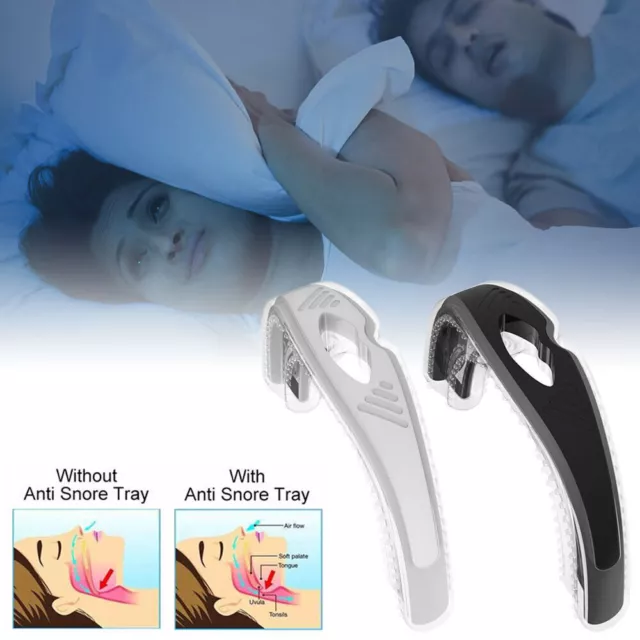 Women Men Snore Stopper Anti Snoring Mouth Guard Device Sleep Aid Stop Apnoea❥^