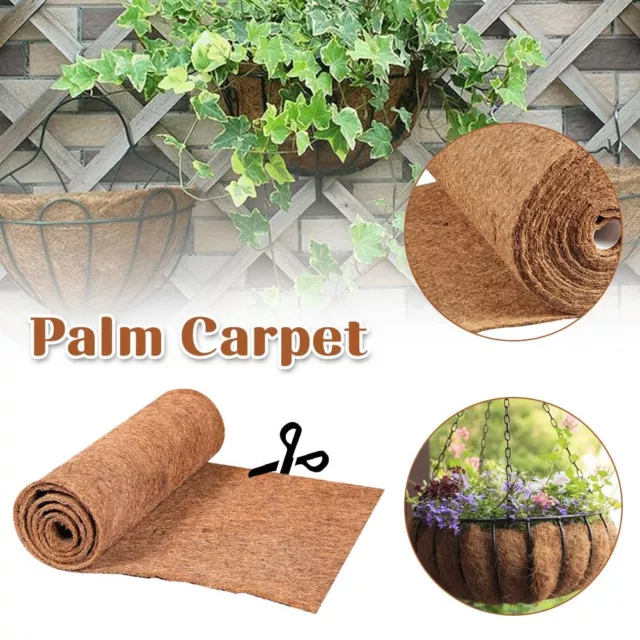 Planter Basket Cuttable Coco Carpet Palm  Mat Fiber Sheet Coconut Coir Liner
