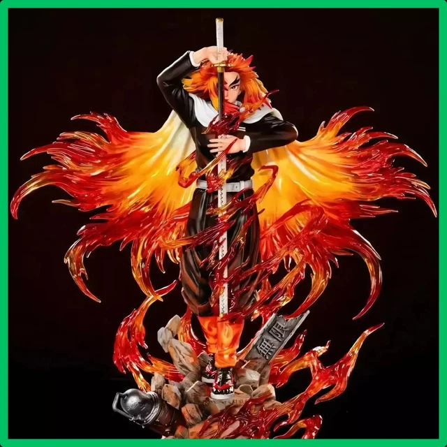 DEMON SLAYER FIGURINE rengoku kyoujurou led 19 a 21cm statuette manga (1) EUR 72,00 - PicClick FR