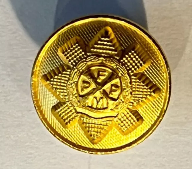 Gilt Livery button FPPM 15 mm London Badge & button company