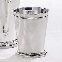 Beaded Silver Mint Julep Cup