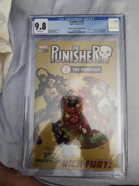 MARVEL PUNISHER #218 (2018) YU VARIANT CGC 9.8 1ST PUNISHER WAR MACHINE Sanctum
