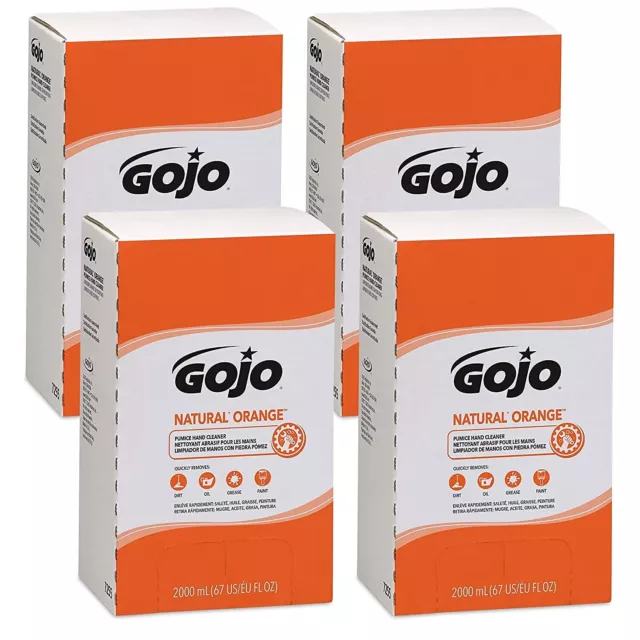 GOJO Natural Orange Pumice Hand Cleaner Refill Orange Citrus 67 oz. 849773