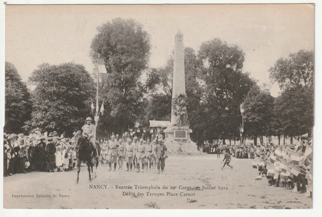 NANCY - CPA 54 - Military Life - Return of the 20th Army Corps July 1919 21