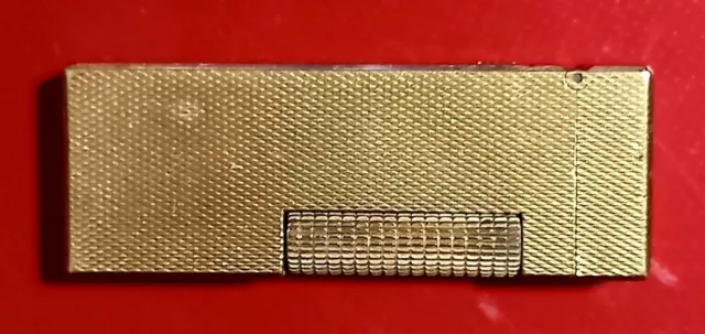 Dunhill Rollagas Lighter Gold Plated Barley Pattern