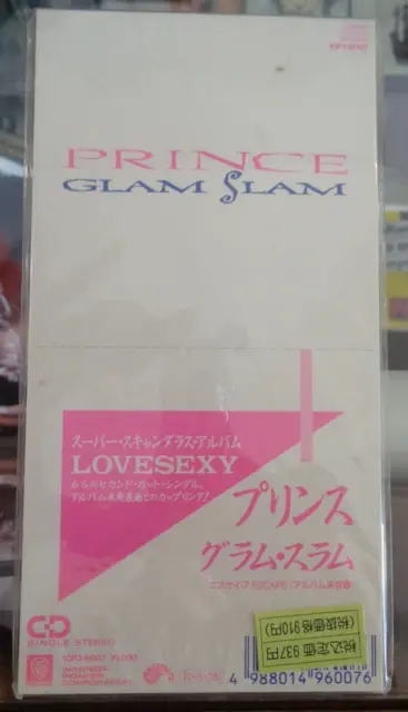PRINCE - Glam Slam - JAPAN original 3” CD in snap-pack + japanese Sticker (C2)
