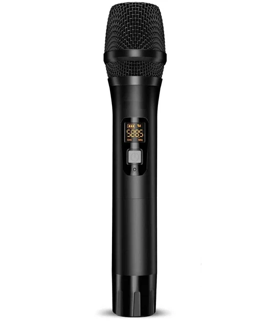 Microphone Vonyx WM82C Digital Set microphone sans fil UHF 2 canaux - Portée 50m - Coffret de