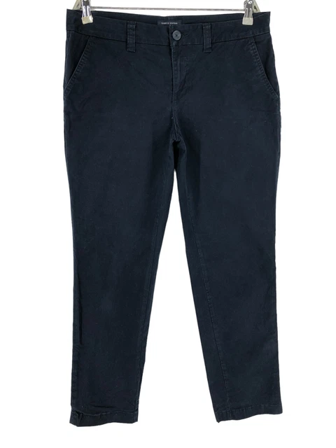 TOMMY HILFIGER FEMME Terre de Sienne Slim Pantalon Chino Taille
