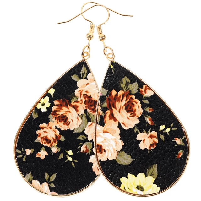Boucles d'oreilles en larmes 1 paire Femmes Boucles d'oreilles à croche