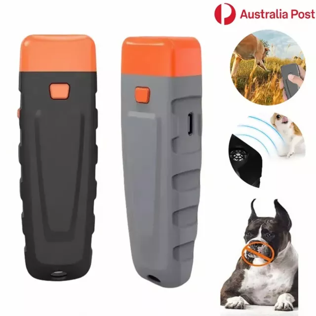 Anti Bark Device Ultrasonic Dog Barking Control Stopper Repeller Trainer LED AU
