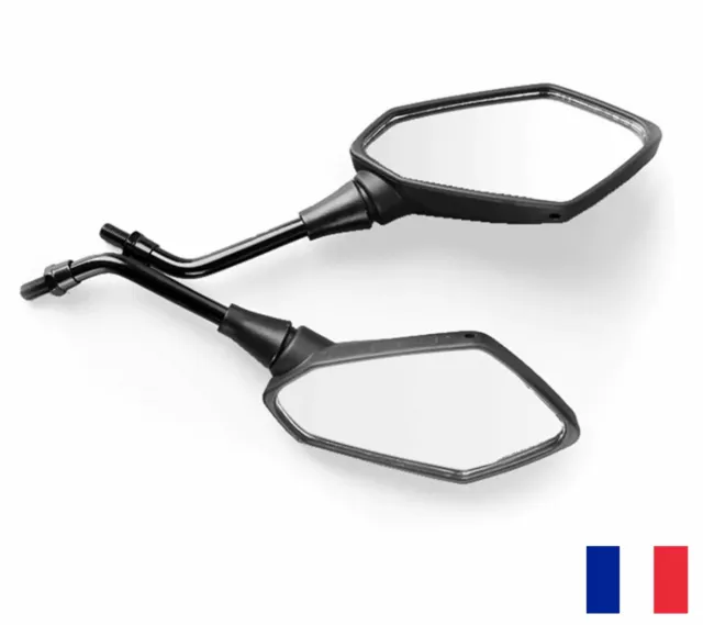 Moto Scooter Rétroviseur 8/10mm Universel pour Honda Suzuki Kawasaki Yamaha