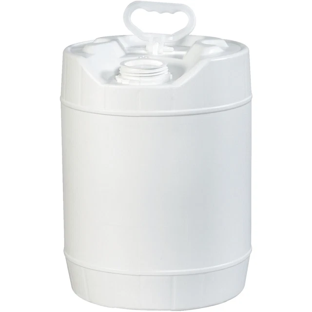 Partners Brand Plastic Pail Closed Head 5 Gallon White 1/Each (HAZ1075)